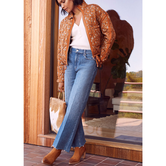 NWOT Splendid Raquel Suede Booties 8.5 Tan Toffee Western Ankle Women's Boots - Picture 3 of 11